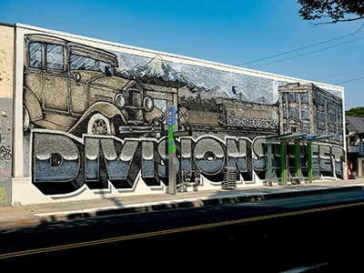 East Portland Division Street Mural Corridor